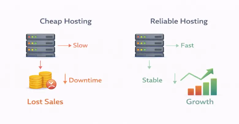 Hosting comparison: cheap vs reliable