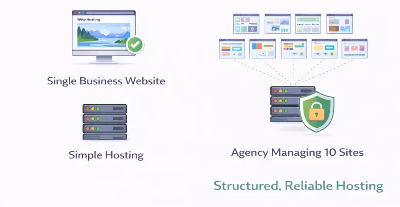 Website hosting comparison for business and agency