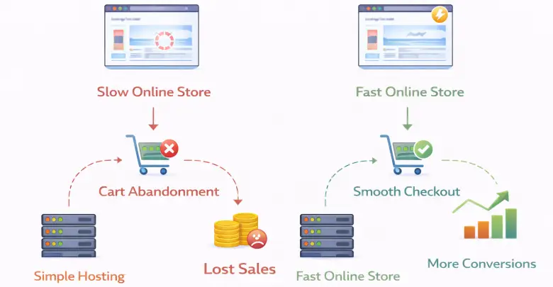 Impact of speed on online sales