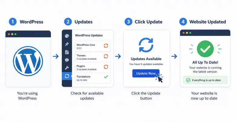 WordPress update tutorial guide